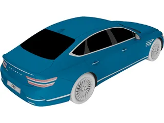 Hyundai Genesis G80 Electrified (2020) 3D Model preview