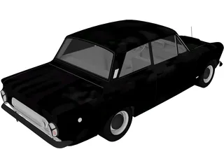 Lotus Cortina 3D Model preview