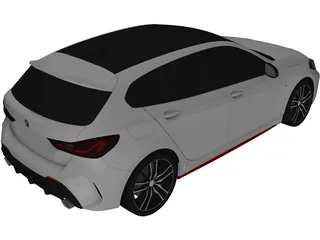 BMW 128ti 3D Model preview