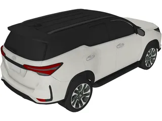 Toyota Fortuner (2020) 3D Model preview