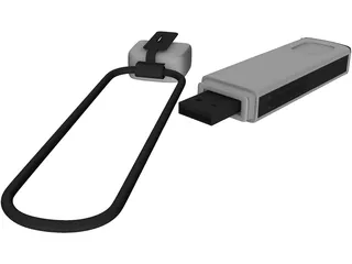 USB Pen 3D Model preview
