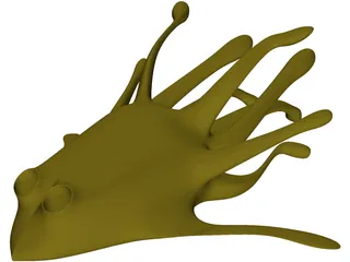 Extra Terrestial Fish 3D Model preview