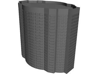 Berlin City House 3D Model preview