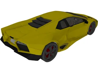 Lamborghini Reventon (2008) 3D Model preview