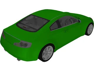 Infiniti G35 Coupe (2007) 3D Model preview