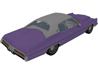 Chevrolet Impala (1972) 3D Model preview
