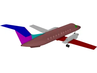 Embraer EMB 120 Brasilia 3D Model preview