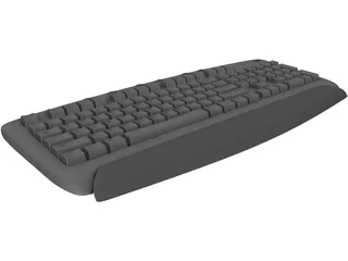 Computer Keyboard 3D Model preview