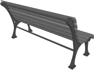 Bench 3D Model preview