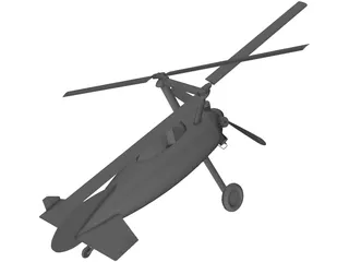 Autogyro Bushman 3D Model preview