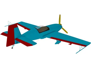 Extra 300L 3D Model preview