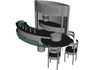 Cafee Corner 3D Model preview