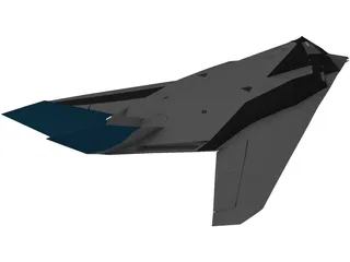 F-117 3D Model preview