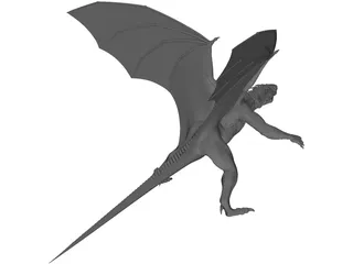 Dragon 3D Model preview