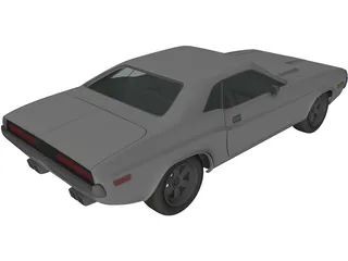 Dodge Challenger 3D Model preview