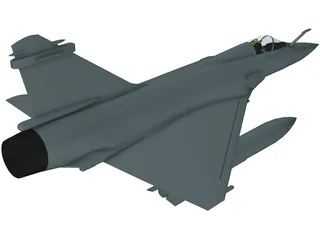 Dassault Mirage 2000-5 3D Model preview