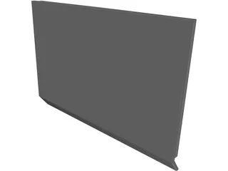 Samsung LCD TV 3D Model preview