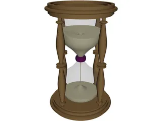 Hourglasess 3D Model preview