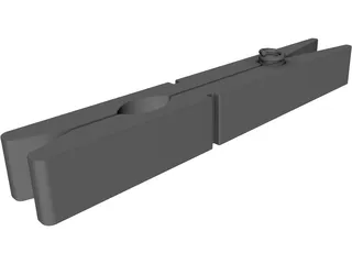 Clothes Pin 3D Model preview