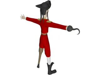 Pirate 3D Model preview