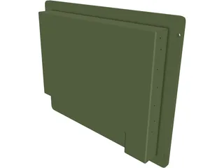 Barco Ruggedised Display 19 Inch 3D Model preview