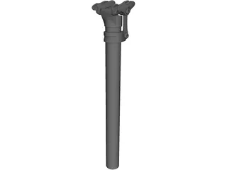 Bicycle Seatpost 3D Model preview