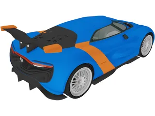 Renault Alpine A110-50 (2012) 3D Model preview