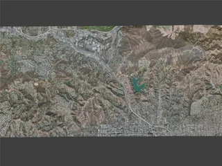 Hollywood Hills, USA (2021) 3D Model preview