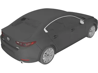 Mazda 3 Sedan (2020) 3D Model preview