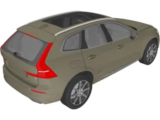 Volvo XC60 (2018) 3D Model preview
