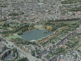 Amiens City, France (2021) 3D Model preview