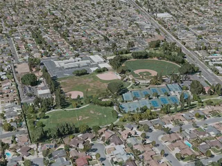 Anaheim City, USA (2021) 3D Model preview