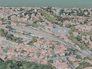 Arcachon City, France (2021) 3D Model preview