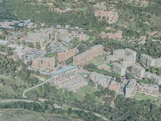 Bastia City, France (2021) 3D Model preview