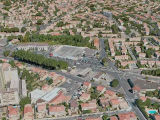 Beziers City, France (2021) 3D Model preview