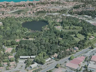 Biarritz City, France (2021) 3D Model preview