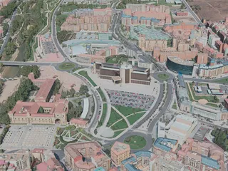 Leon City, Spain (2021) 3D Model preview