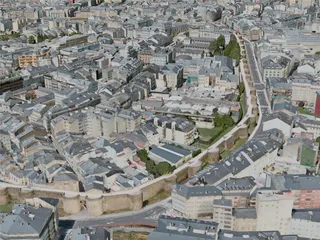 Lugo City, Spain (2021) 3D Model preview