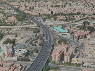 Murcia City, Spain (2021) 3D Model preview