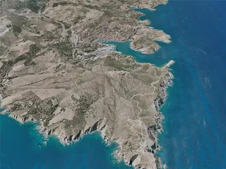 Collioure City, France (2021) 3D Model preview