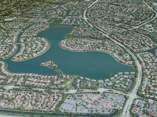 Coral Springs City, USA (2021) 3D Model preview