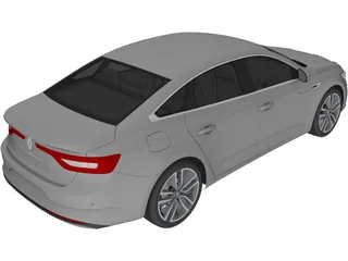Renault Talisman (2016) 3D Model preview