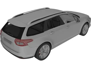 Citroen C5 Estate 3D Model preview