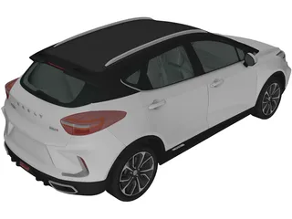 Geely Emgrand GS Dynamic (2019) 3D Model preview