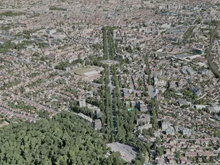 Dijon City, France (2021) 3D Model preview
