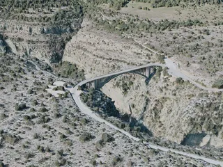 Gorges Du Verdon Canyon, France (2021) 3D Model preview