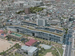 Hamamatsu City, Japan (2021) 3D Model preview
