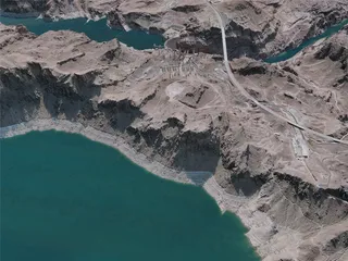 Hoover Dam, USA (2021) 3D Model preview