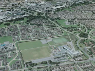 Hull City, UK (2021) 3D Model preview