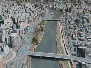 Kumamoto City, Japan (2021) 3D Model preview